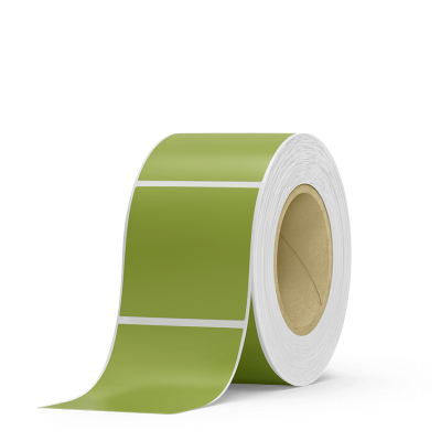 Rollenetiketten eckig bedruckt